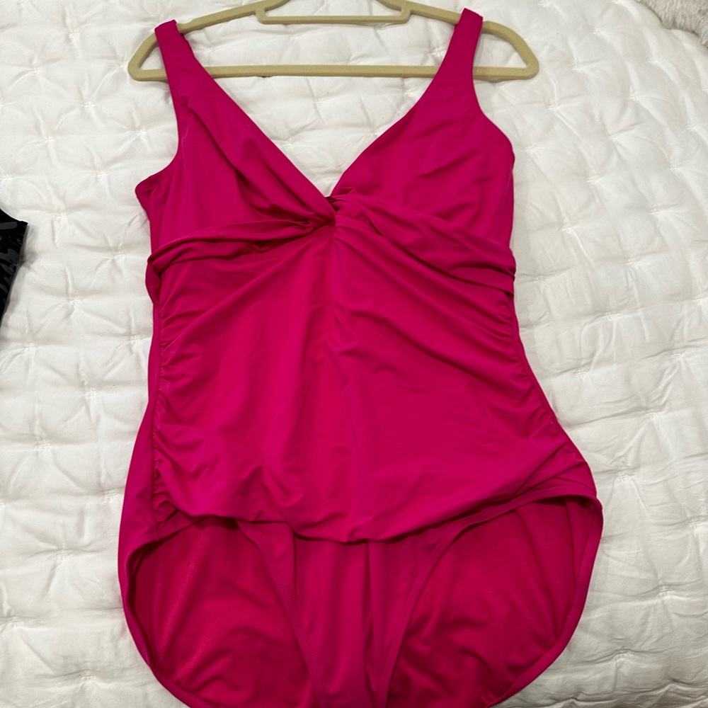 Ralph Lauren Swim One Piece US16 hot pink